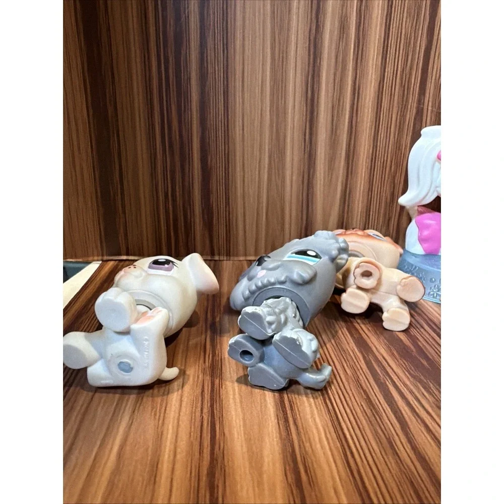 Littlest Pet Shop LPS Lot of 5 Dogs Puppies Mixed Breed Authentic Hasbro‎